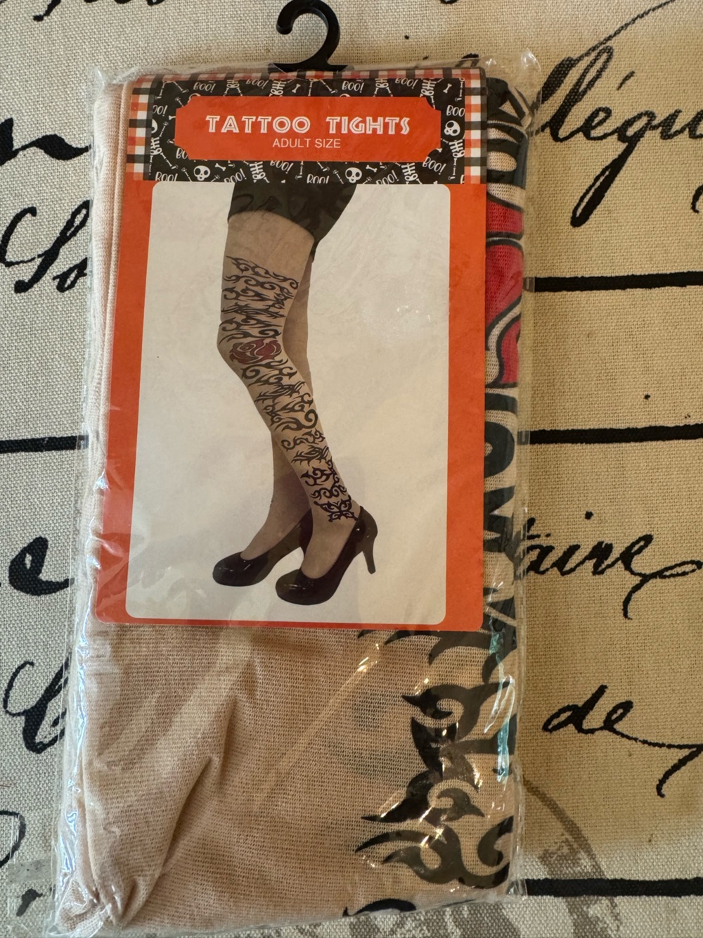 Women's Tattoo Tights Halloween Coatume